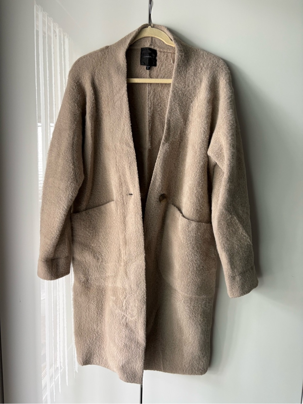 Dynamite Taupe Teddy Jacket